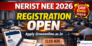 NERIST NEE 2026 Registration Begins @neeonline.ac.in; Apply Online Till March 31